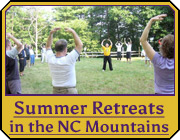 Summer Retreats in the NC Mountains